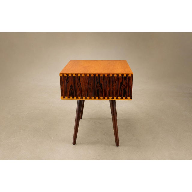 Brazilian Modern Accent Table in Rosewood & Pau Marfim by Cimo, Brazil, 1950s For Sale - Image 11 of 18