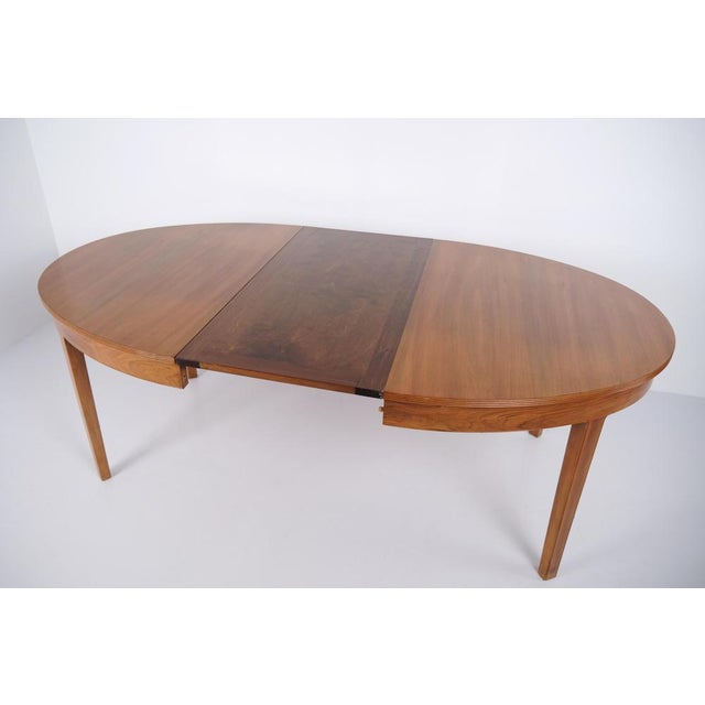 Vintage Danish Oval Dining Table in Rosewood, 1960s For Sale - Image 12 of 16