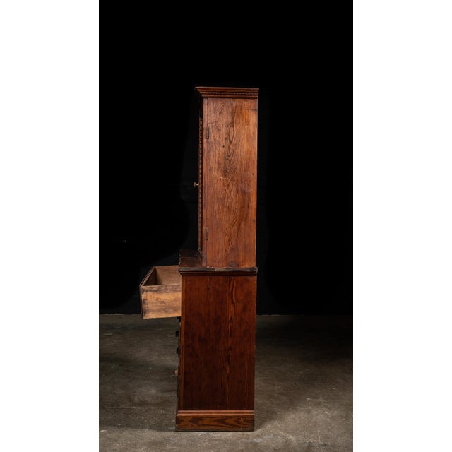 Early 20th Century C. 1890 Tobacco Store Cabinet With Label by James Skallerup For Sale - Image 5 of 11