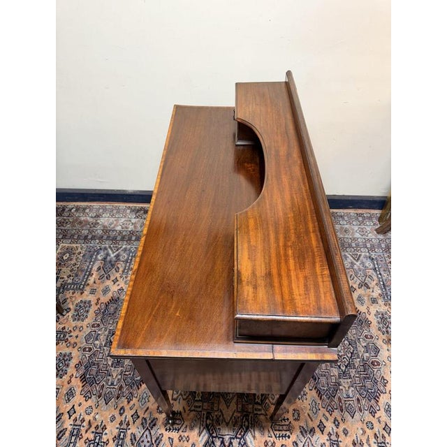 Edwardian Mahogany Dressing Table on Castors For Sale - Image 5 of 8