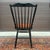 Vintage L. Hitchcock Rustic Country Farmhouse Stenciled Windsor Dining Chair in Black and Maple For Sale - Image 11 of 15