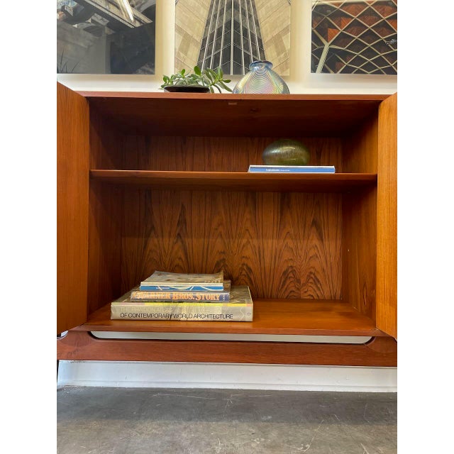 Danish Teak Sideboard by Ejvind A. Johansson, Attributed For Sale - Image 12 of 15