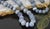 Mid 20th Century Vintage Natural Denim Blue Sponge Coral Hand Knotted Bead Necklace 32" Long For Sale - Image 5 of 15