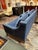 Nathan Anthony Bespoke Slope Arm Sofa, Navy For Sale - Image 13 of 14