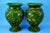 Measurements: height: 17.5 cm; diameter: 11.5 cm; total weight of the pair: 1.167 kg item : a magnificent pair of majolica...