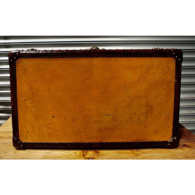 Orange Steamer Trunk from Louis Vuitton, 1910 For Sale - Image 10 of 18