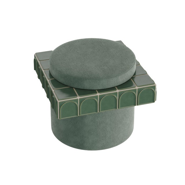 Enigma I Stool Handmade by Malabar For Sale - Image 16 of 18