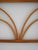 Scandinavian Mirror in Curved Bamboo, 1970s For Sale - Image 4 of 7