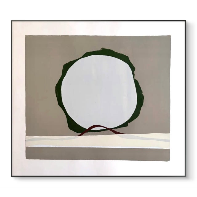 Paper Barbara Beck 1970 Mid Century Modern Handprinted Screen Print on Paper, Edition of 20 For Sale - Image 7 of 7