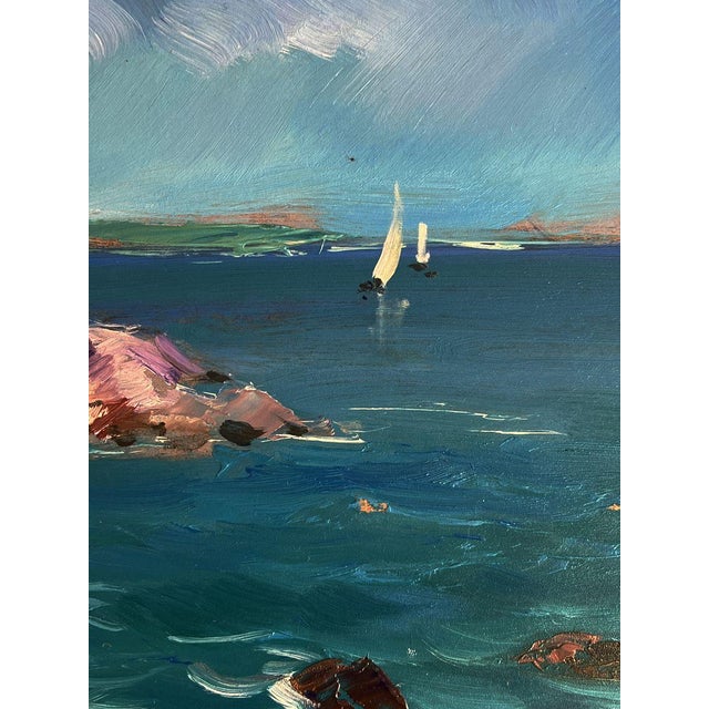 Oil Painting Sea Lighthouse Yuriy Suprunchuk For Sale - Image 10 of 11