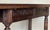 20th Century Spanish Console Fold Out Farm Table With Wood Stretcher For Sale - Image 6 of 14