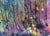 Fireflies in the Forest - Abstracted Landscape in Acrylic on Canvas by Charles David Francis For Sale - Image 4 of 8