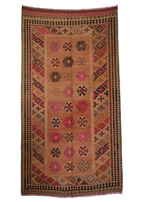 Vintage Afghan Nomadic Kilim Rug