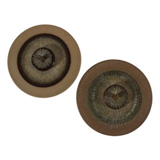 Mid-Century Danish Ceramic Wall Sconces by Poul Brandborg for Søholm, 1960s, Set of 2 For Sale