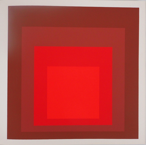Josef Albers, Homage to the Square, R I D 5, Screen Print