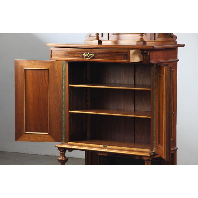 Antique Danish Cabinet in Mahogany, 1890s For Sale - Image 6 of 15