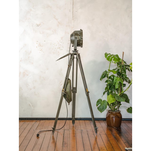 1950s Military Signal Lamp Floor Lamp from JWO, Germany, 1950s For Sale - Image 5 of 18