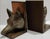 Art Deco Pair of 1970s Sarreid Ltd. Brass Fox Head Bookends For Sale - Image 3 of 7