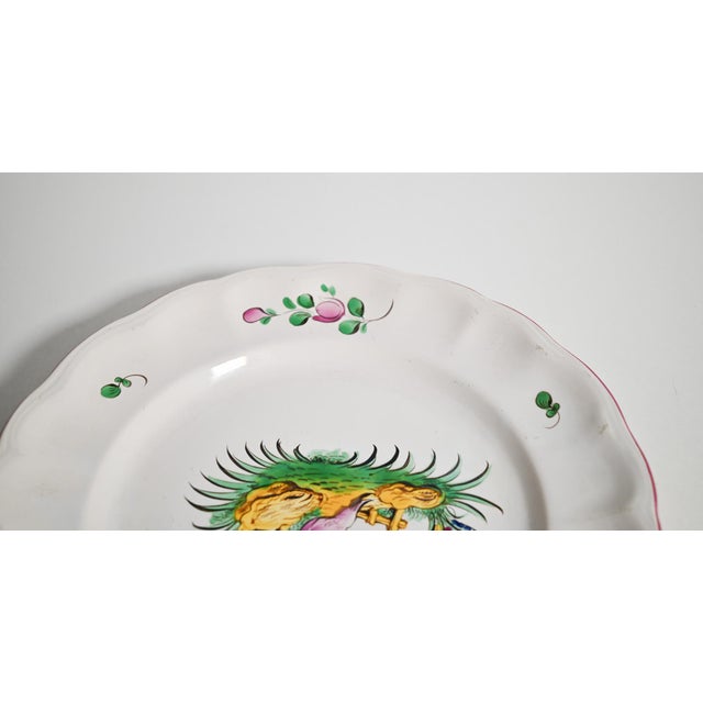 Early 20th Century Early 20th Century St. Clement Chinoiserie Plate For Sale - Image 5 of 7