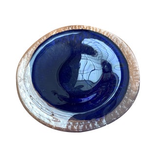 Mid-Century Swedish Glass Bowl from Pukeberg Glass, 1960s For Sale