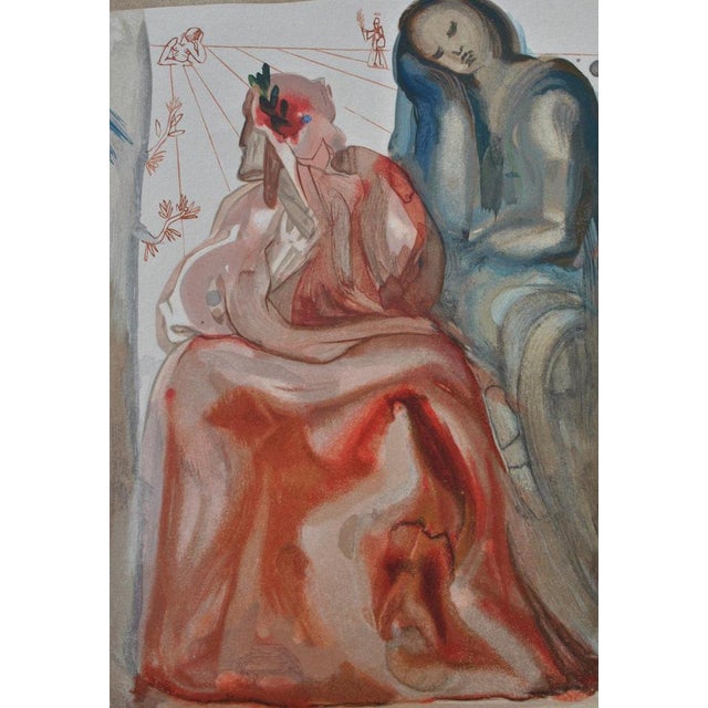 Salvador Dali, La confession de Dante, Etching For Sale - Image 5 of 7