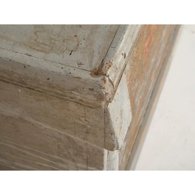 Wood Antique Wood Storage Trunk, 1890s For Sale - Image 7 of 11