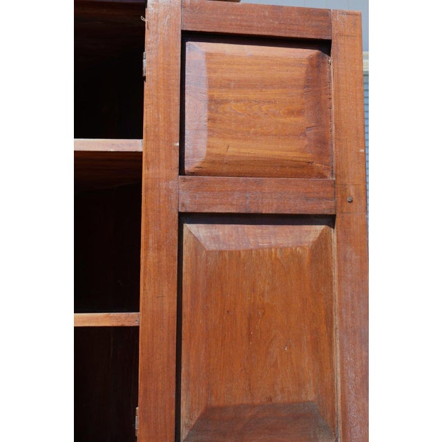 19th Century American Country Corner Cupboard in Cherry, Circa 1835 For Sale - Image 11 of 17