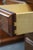Brown Croquet Cherry Leather-Top Partners Desk Form Coffee Table For Sale - Image 8 of 16