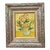 1970’s Original Impressionist After Van Gogh Sunflower Painting Chunky Gold Frame Signed For Sale