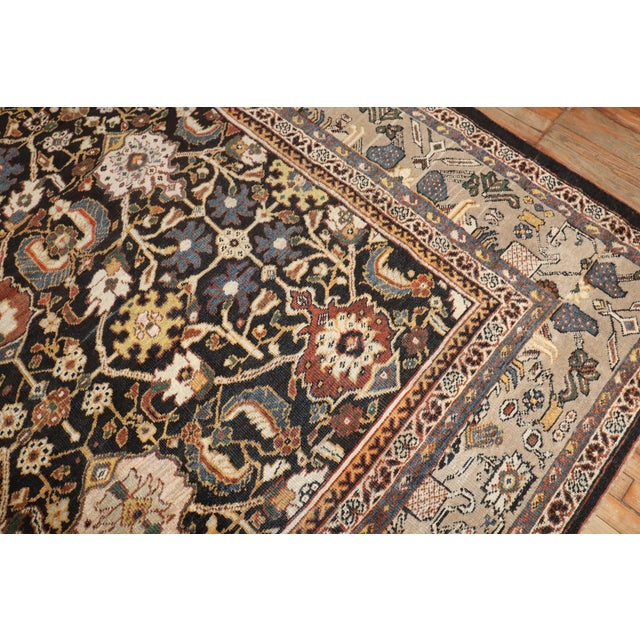Antique Zabihi Collection Persian Mahal Rug For Sale - Image 10 of 12