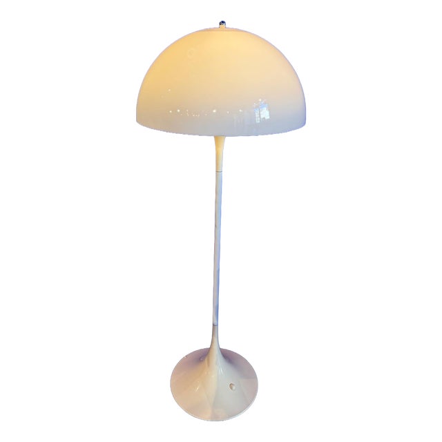 Vintage Space Age Panthella Floor Lamp by Verner Panton for Louis Poulsen For Sale
