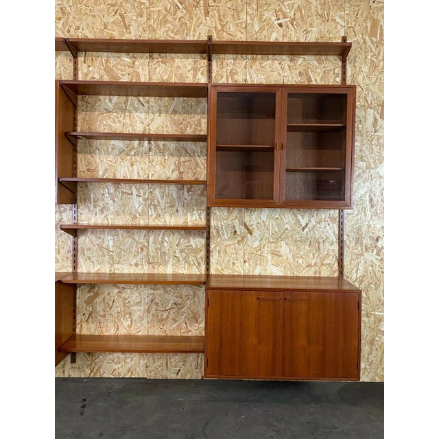 Danish Teak Wall Unit, 1960s For Sale - Image 9 of 13