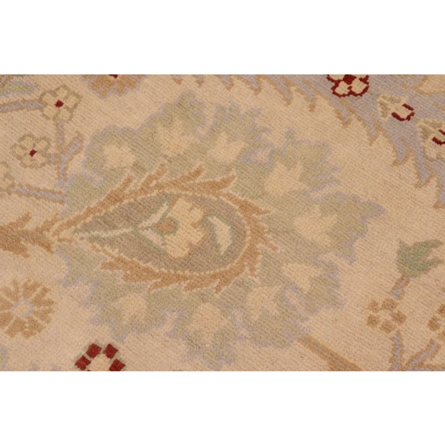 Oriental Ziegler Beige Brown Hand-Knotted Wool Rug - 8'1'' X 10'3'' For Sale - Image 4 of 8