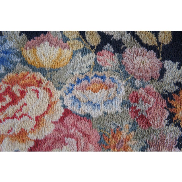 Karastan Decorette Floral Bouquet Modern Oval Area Rug Mat 60" For Sale - Image 12 of 14