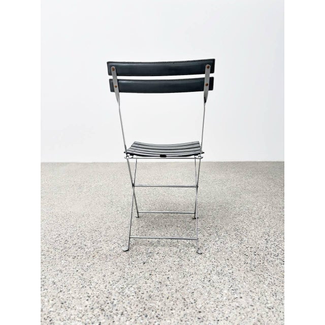 Gray Celestina Folding Chair by Marco Zanuso for Zanotta For Sale - Image 8 of 11