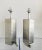1970s 1970s Vintage Brushed Steel Pierre Cardin Lamps - a Pair For Sale - Image 5 of 12
