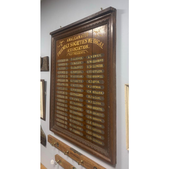 Antique English Recognition Board For Sale - Image 4 of 5