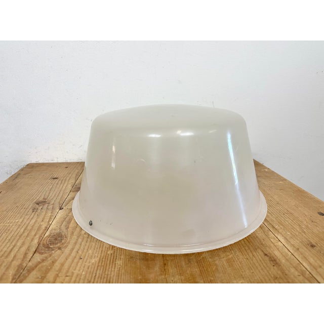 Industrial Grey Cast Aluminium Pendant Lamp from Elektrosvit, 1980s For Sale - Image 16 of 18