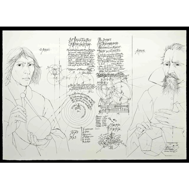 Alchimie du Monde is an etching on paper, realized in 1955 by the French artist Pierre-Yves Trémois (Paris, 1921). from...