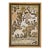 Vintage American Hand Hooked Rug, Wool & Cotton, Forest Scene Design, 4x6 For Sale
