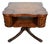 1930 English Regency Mahogany & Leather Top Center Table / Hall Table For Sale