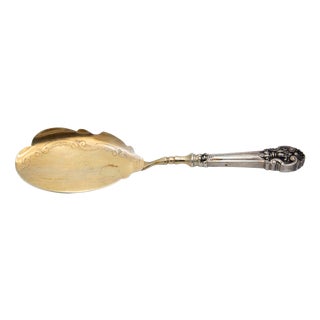 Silver Spatula for Desserts and Sweets, Golden and Embossed For Sale