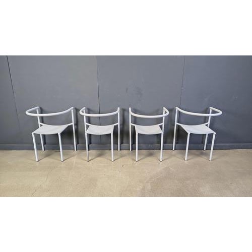 1980s Vintage Von Vogelsang Chairs by Starck for Driade, 1980s, Set of 4 For Sale - Image 5 of 14