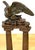 19th-Century French/ Italian Neoclassical Cast Bronze Eagle Pocket Watch Holder For Sale - Image 14 of 18