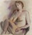 Carlo Ravagnan, Nude, 1960s, Watercolor For Sale - Image 4 of 4