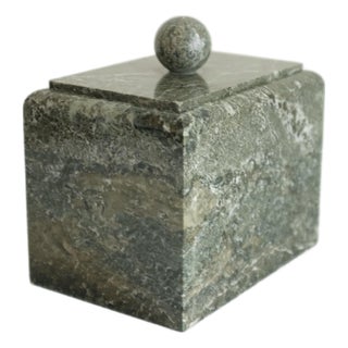 1940s Large Swedish Kolmårds Marble Box For Sale