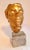 1930s Vintage Irma Rothstein Gold Cracklure Glaze Face Sculpture For Sale In New York - Image 6 of 6