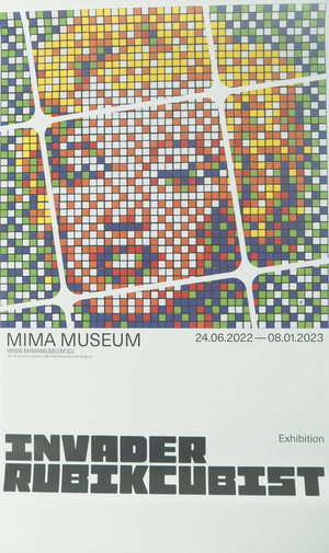 Marilyn Monroe Poster after Space Invader