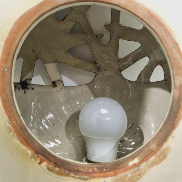 1960s Mid-Century Ceramic Wall Lamp, 1960s For Sale - Image 5 of 18