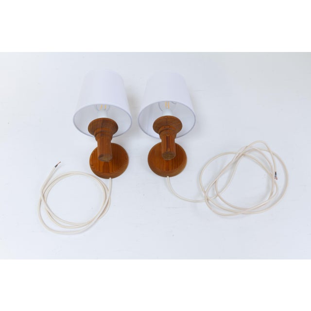 Scandinavian Pine Wall Sconces from Darø, 1970s, Set of 2 For Sale - Image 16 of 18